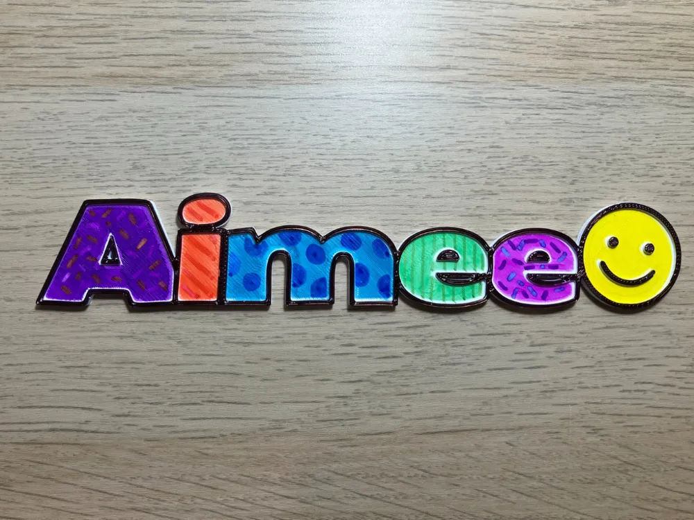 اسم قابل رنگ آمیزی چندباره - تصویر 3